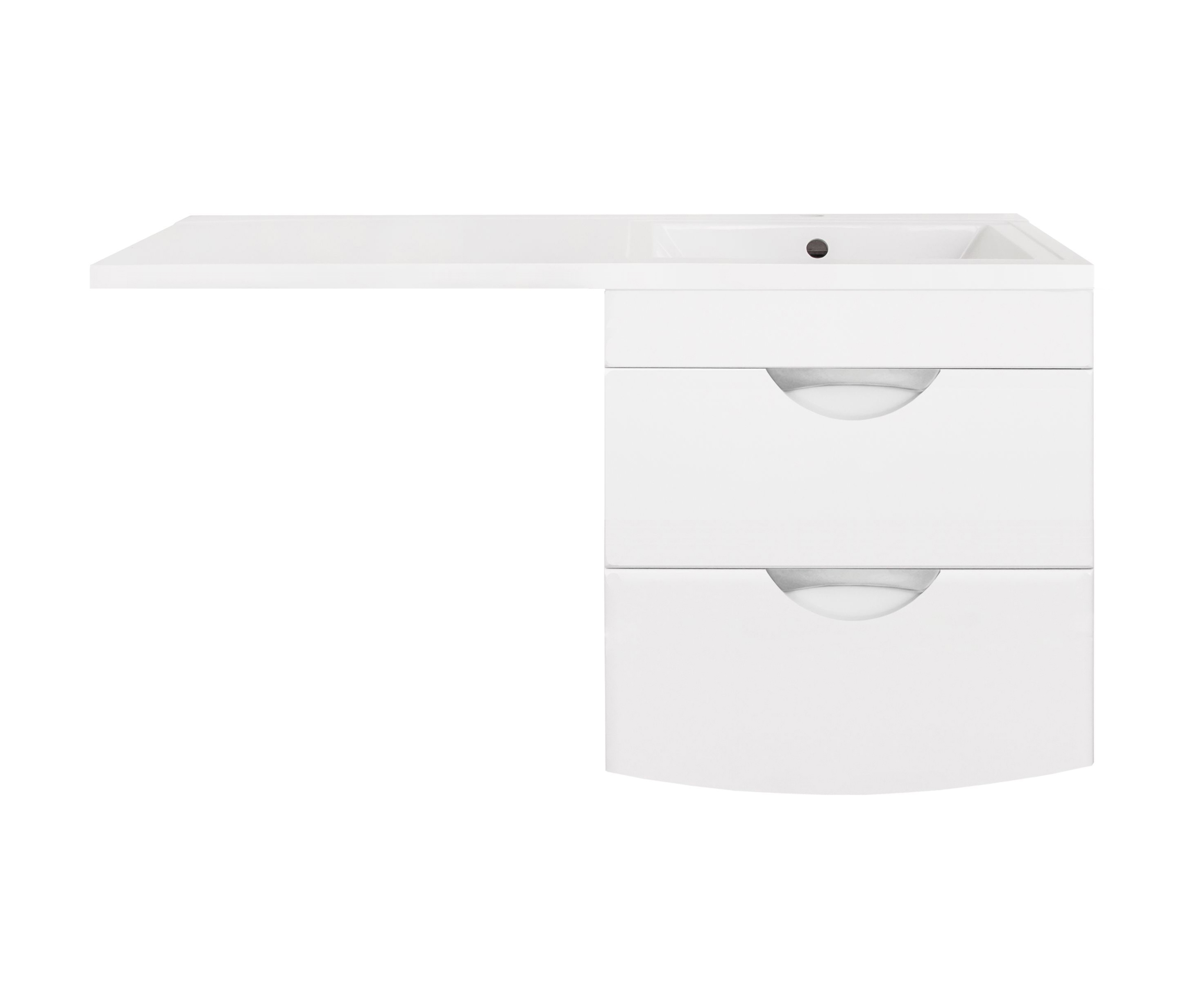 Изображение товара Тумба под раковину подвесная Style Line Жасмин 2 58см цвет белый