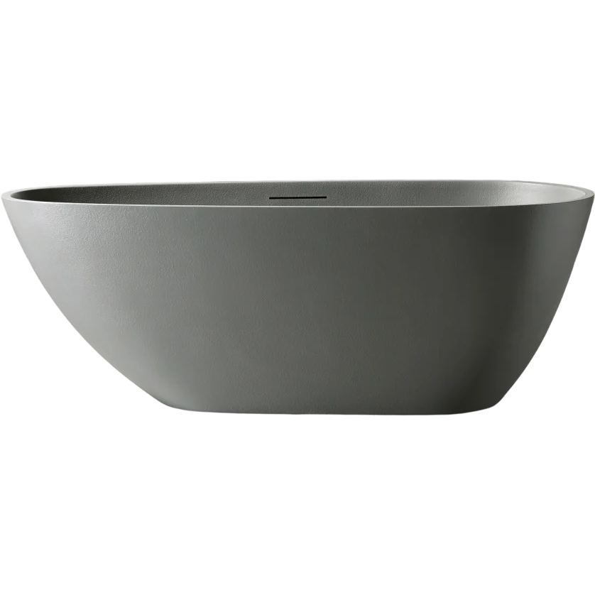 Изображение товара Ванна Abber Dortmund AM9911MLG 170x75 см акриловая овальная цвет серый