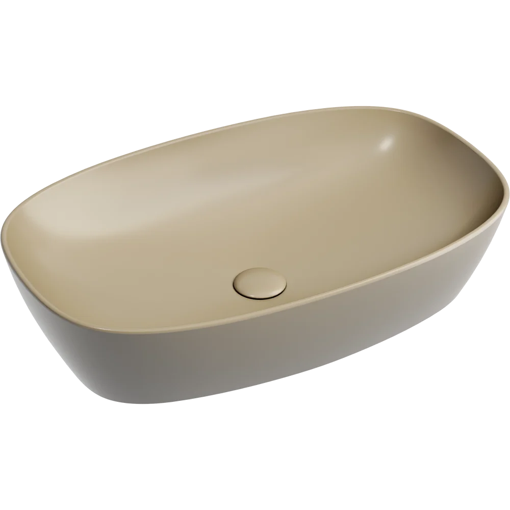 Изображение товара Раковина накладная Ceramicanova Element CN6049MC 60x38 см бежевый Изображение товара Раковина накладная Ceramicanova Element CN6049MC 60x38 см бежевый