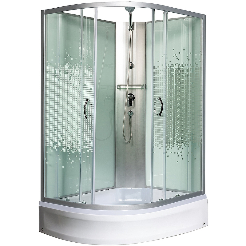 Изображение товара Душевая кабина МОНОМАХ 10000005774 Ассиметричный поддон 80x100