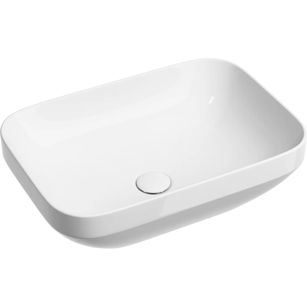 Изображение товара Раковина накладная Ceramicanova Element CN6055 50x35.9 см белая глянцевая Изображение товара Раковина накладная Ceramicanova Element CN6055 50x35.9 см белая глянцевая