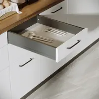 Изображение товара Выдвижной ящик Flowbox 40x10.4x50 см сталь ЛДСП антрацит Изображение товара Выдвижной ящик Flowbox 40x10.4x50 см сталь ЛДСП антрацит