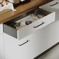 Изображение товара Выдвижной ящик с доводчиком 60x11x30 см KONSENSA ЛДСП/металл цвет серый