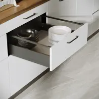 Изображение товара Выдвижной ящик с доводчиком 60x19x50 см KONSENSA ЛДСП/металл цвет серый