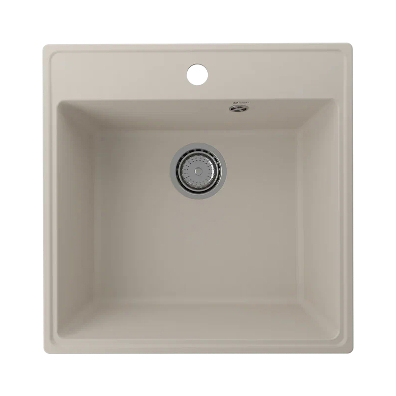Изображение товара Врезная мойка Ulgran Forte 505-02 50.50x50.50x20 см искусственный камень цвет бежевый Изображение товара Врезная мойка Ulgran Forte 505-02 50.50x50.50x20 см искусственный камень цвет бежевый