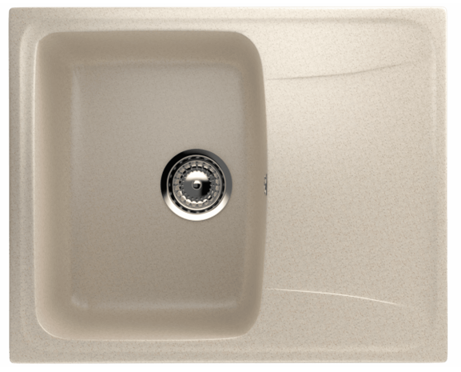 Изображение товара Мойка кухонная Ulgran U-201-328 бежевый врезная односекционная