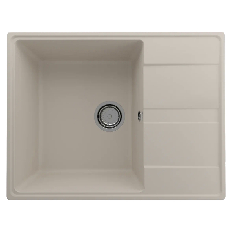 Изображение товара Врезная мойка Ulgran Prima 650-02 65x50x20 см искусственный камень цвет бежевый