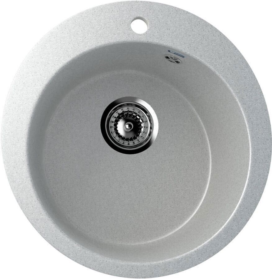 Изображение товара Мойка для кухни Ulgran U-405-310 с гелькоутом и сифоном, серый цвет