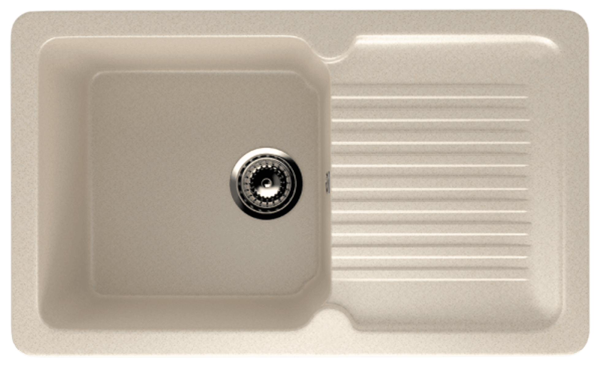 Изображение товара Мойка кухонная Ulgran U-506-328 бежевый, врезная, односекционная Изображение товара Мойка кухонная Ulgran U-506-328 бежевый, врезная, односекционная
