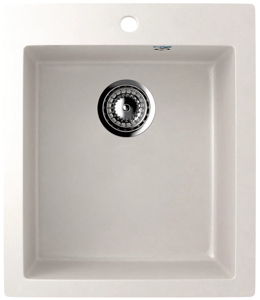 Изображение товара Мойка для кухни ULGRAN U-404 белая компактная односекционная