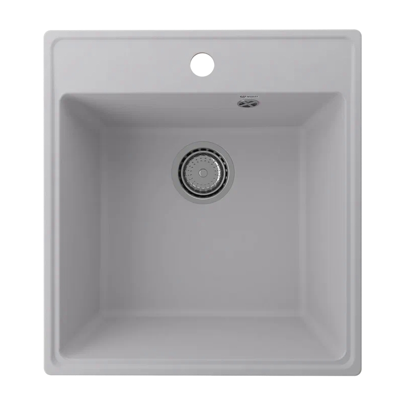 Изображение товара Врезная мойка Ulgran Forte 460-04 46x50x20 см искусственный камень цвет белый Изображение товара Врезная мойка Ulgran Forte 460-04 46x50x20 см искусственный камень цвет белый