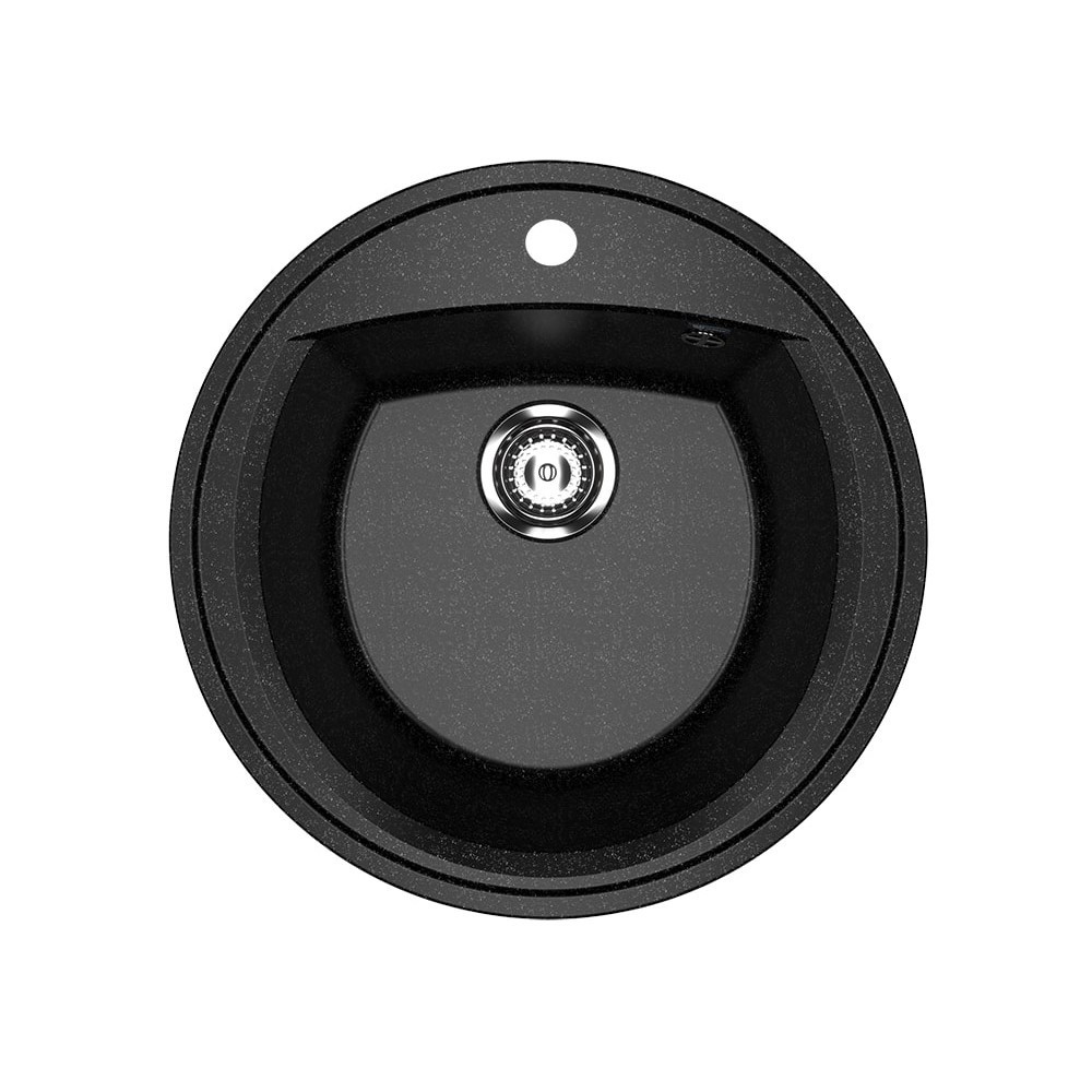 Изображение товара Врезная мойка Ulgran U-603-308 52x52x19 см искусственный камень цвет черный