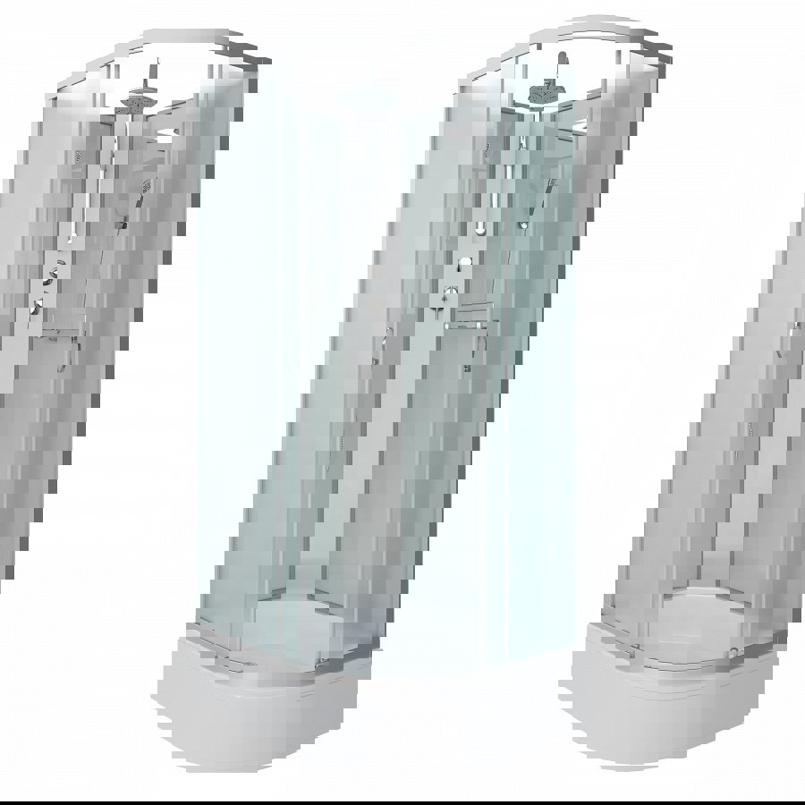 Изображение товара Душевая кабина Niagara 333944LBKT средний поддон 130x90см