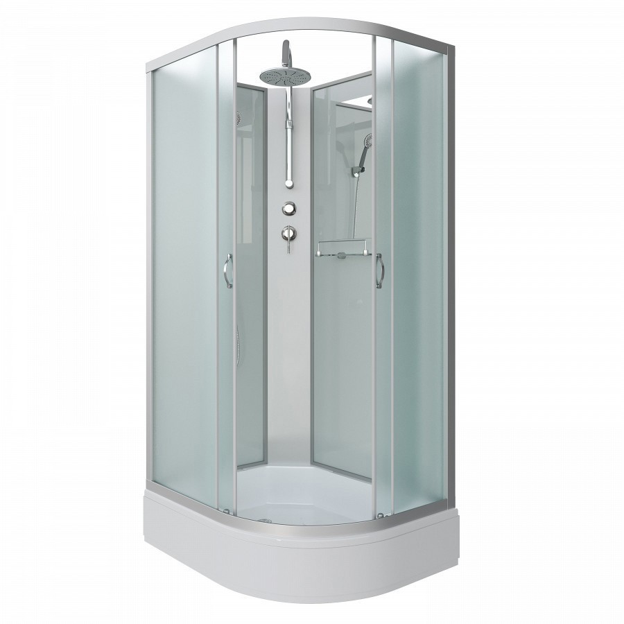 Изображение товара Душевая кабина Niagara 339744LBKT средний поддон 90x70см