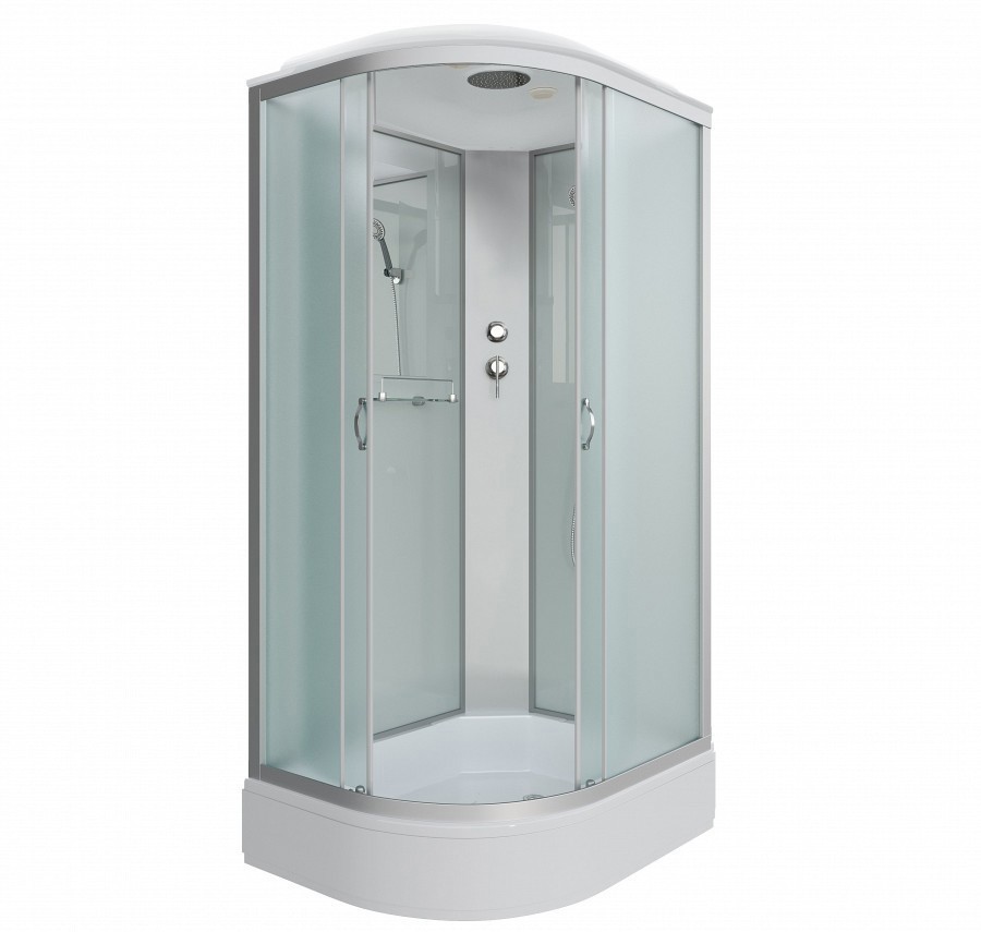 Изображение товара Душевая кабина Niagara Classic 110x80x215 с матовым стеклом и крышей