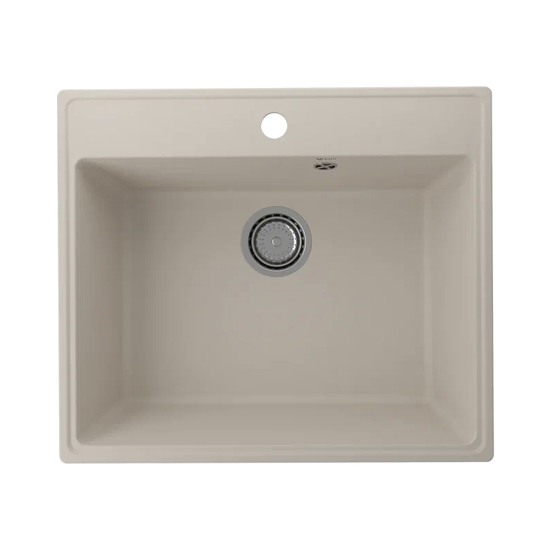 Изображение товара Врезная мойка Ulgran Forte 580-02 58x50x20 см искусственный камень цвет бежевый