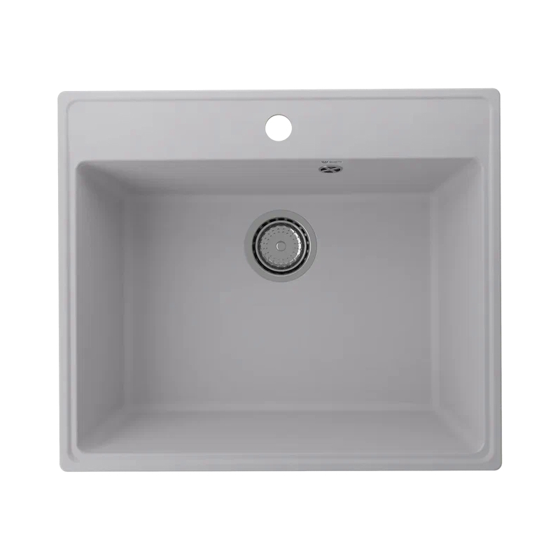 Изображение товара Врезная мойка Ulgran Forte 580-04 58x50x20 см искусственный камень цвет белый