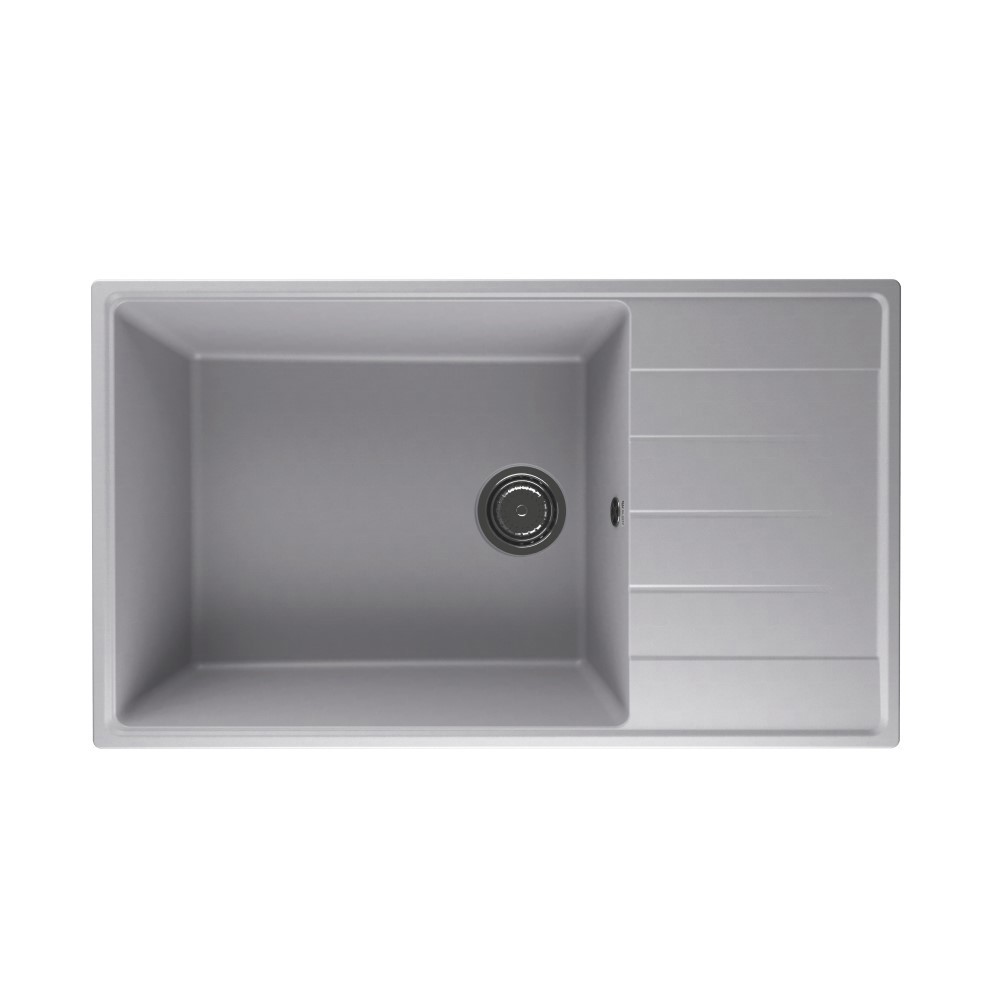 Изображение товара Врезная мойка Ulgran Prima 860-04 86x50x22 см искусственный камень цвет белый