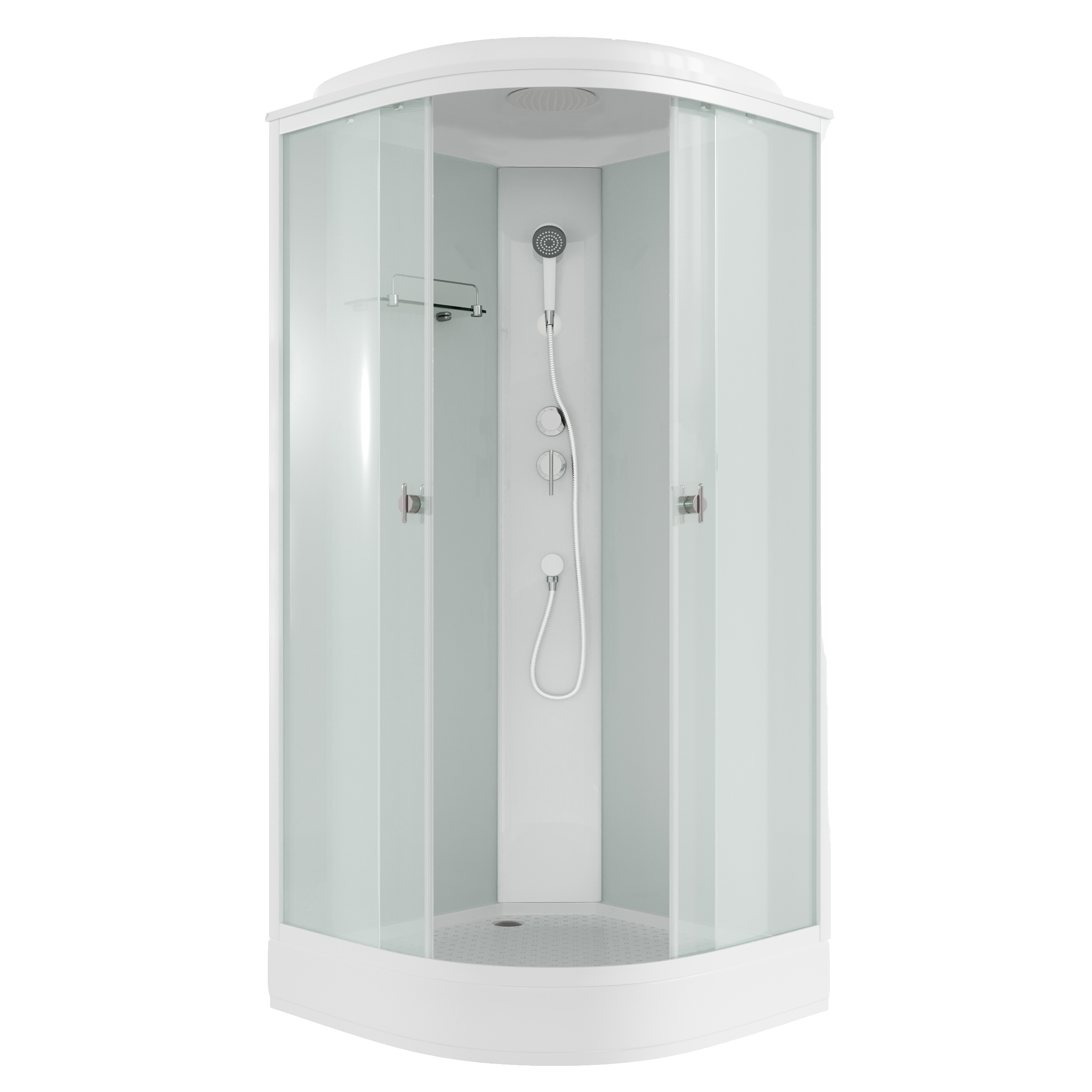Изображение товара Душевая кабина Keramastar KR068041 низкий поддон 80x80см