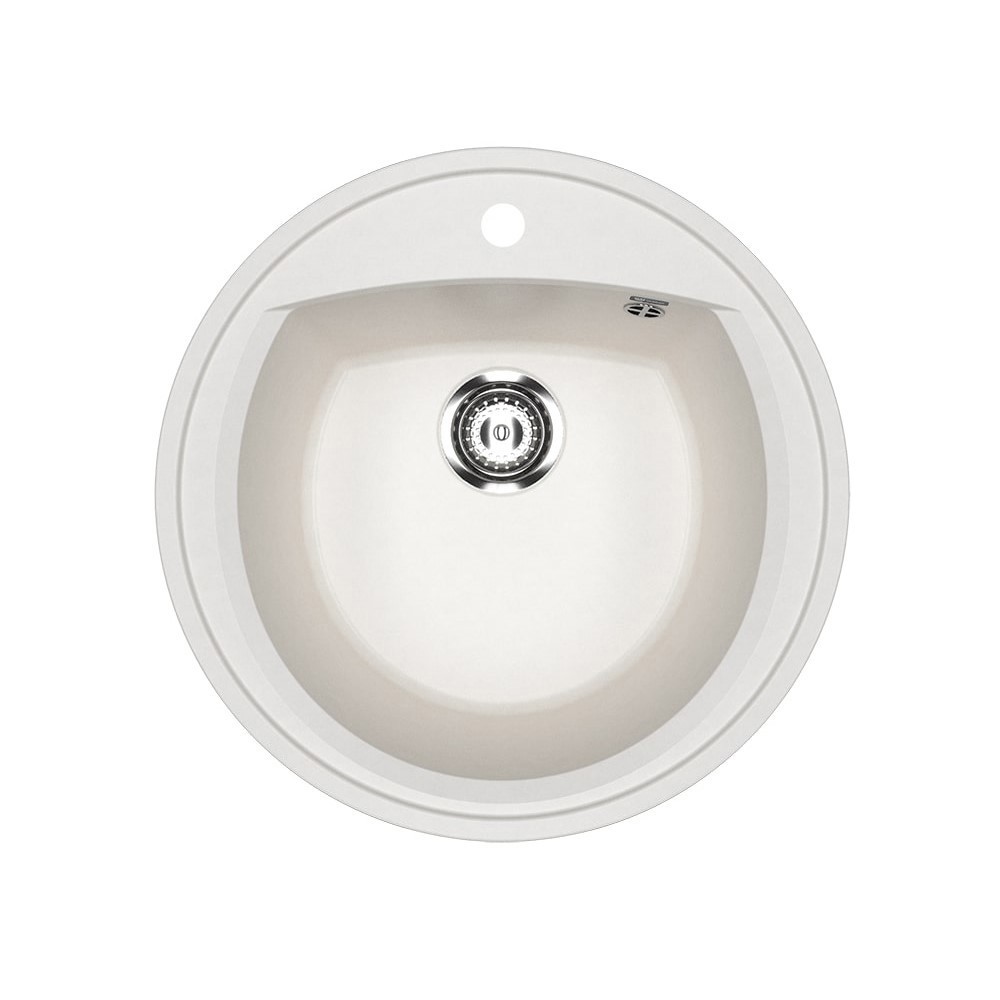 Изображение товара Врезная мойка Ulgran U-603 52x52x19 см искусственный камень цвет ультра белый