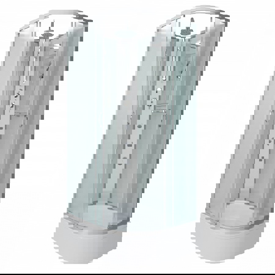 Изображение товара Душевая кабина Niagara с гидромассажем 130x90см без крыши Изображение товара Душевая кабина Niagara с гидромассажем 130x90см без крыши