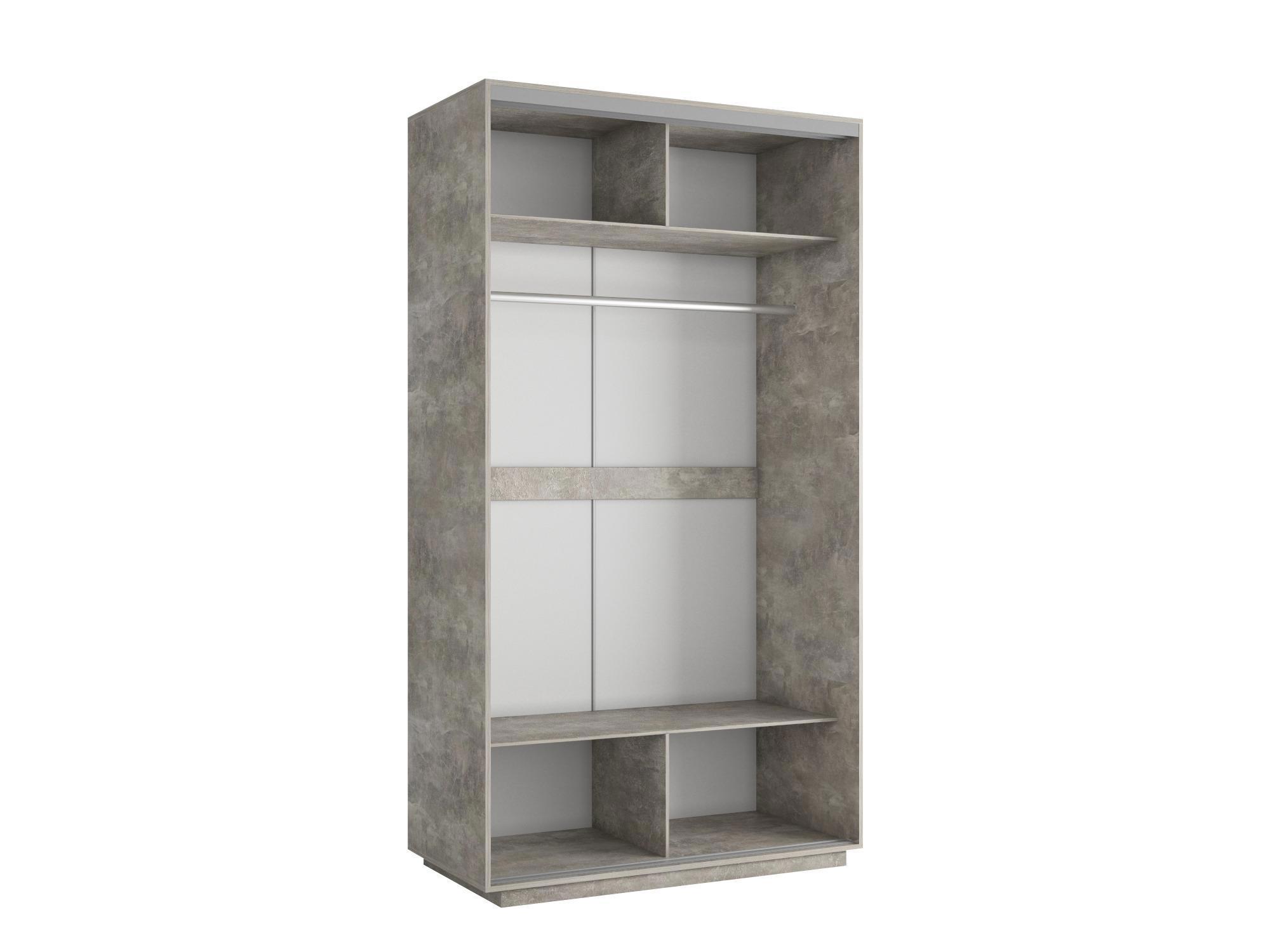 Изображение товара Шкаф-купе МК Е1-Юг Хит 220x120x60 см 2 полки ЛДСП цвет бетон
