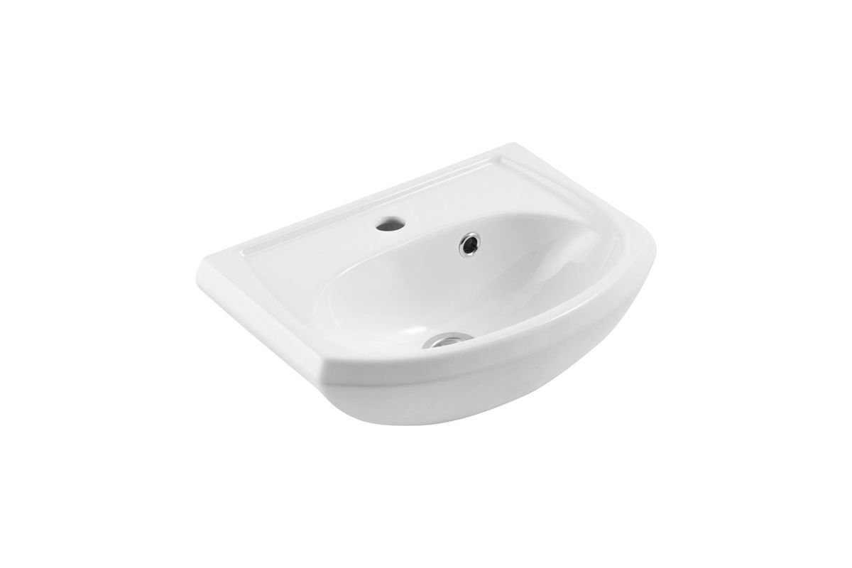 Изображение товара Раковина мебельная Rosa уют 306 46см цвет белый Изображение товара Раковина мебельная Rosa уют 306 46см цвет белый