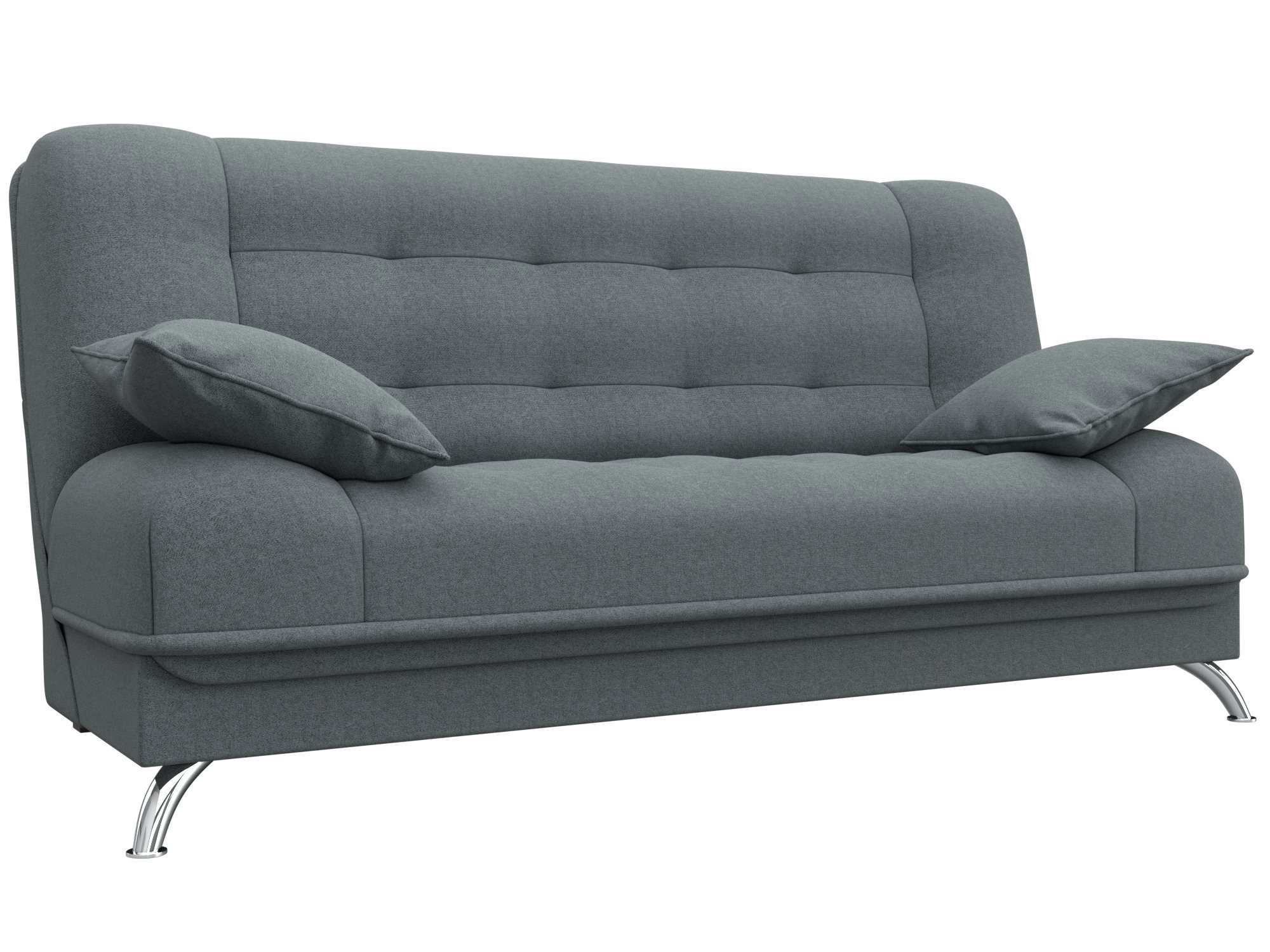 Изображение товара Диван-книжка Анна Лига диванов 198x96x105 см серый раскладной с ящиком