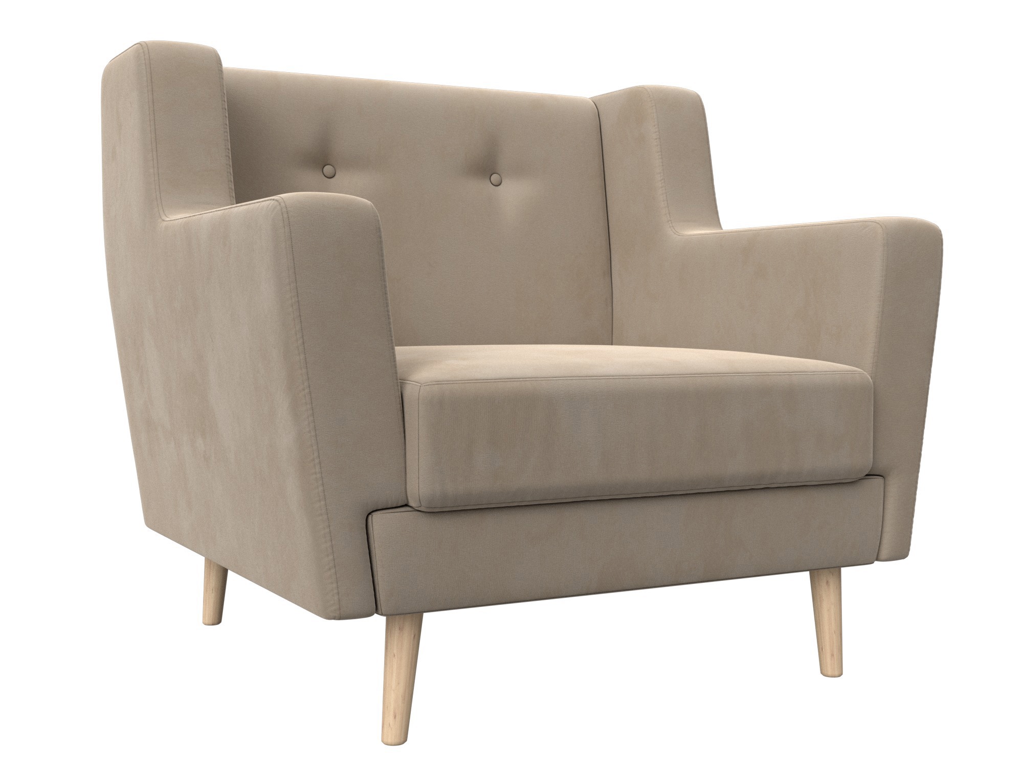 Изображение товара Кресло Брайтон Лига диванов бежевое эргономичное и современные дизайн 78x85x77 см