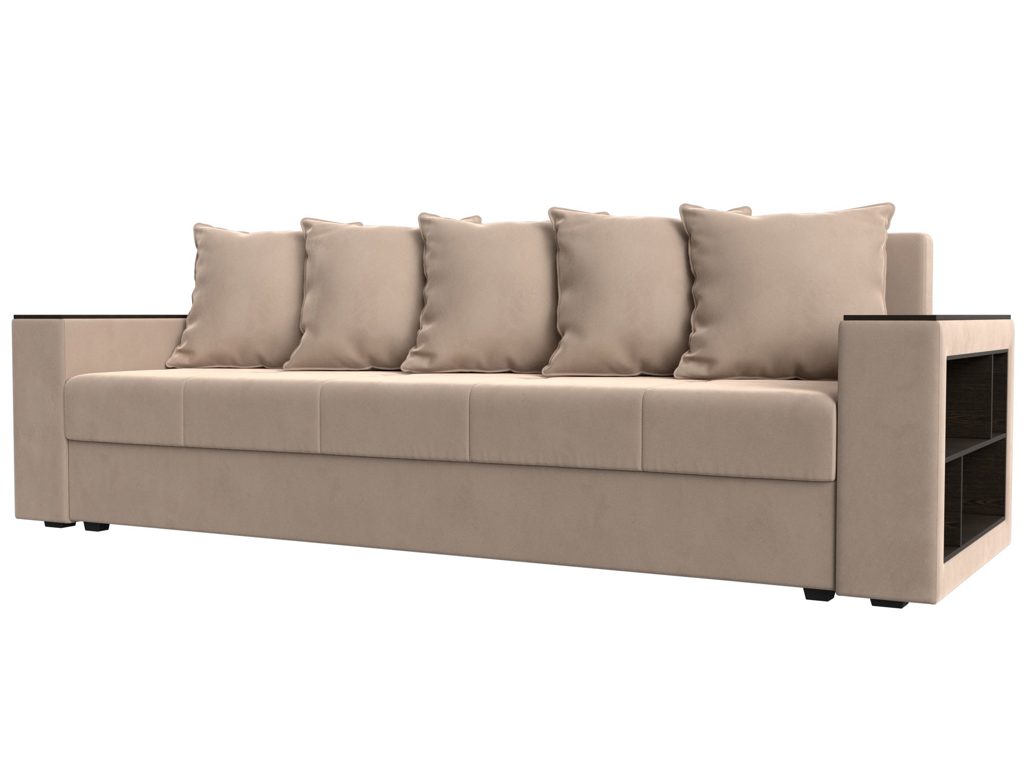 Изображение товара Диван прямой Дубай Лайт Лига диванов с полками справа Изображение товара Диван прямой Дубай Лайт Лига диванов с полками справа