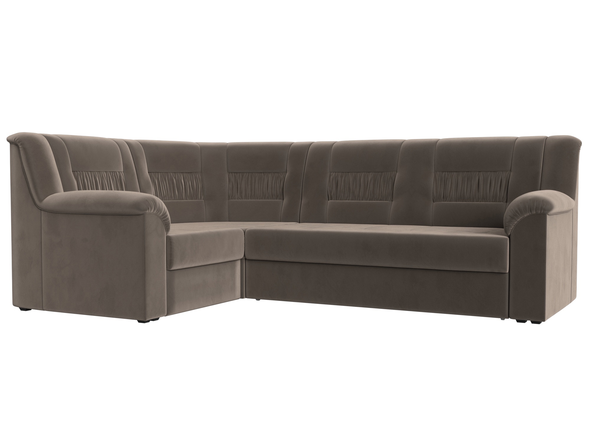 Изображение товара Угловой диван Карелия левый угол велюр коричневый Лига диванов 113344L Изображение товара Угловой диван Карелия левый угол велюр коричневый Лига диванов 113344L