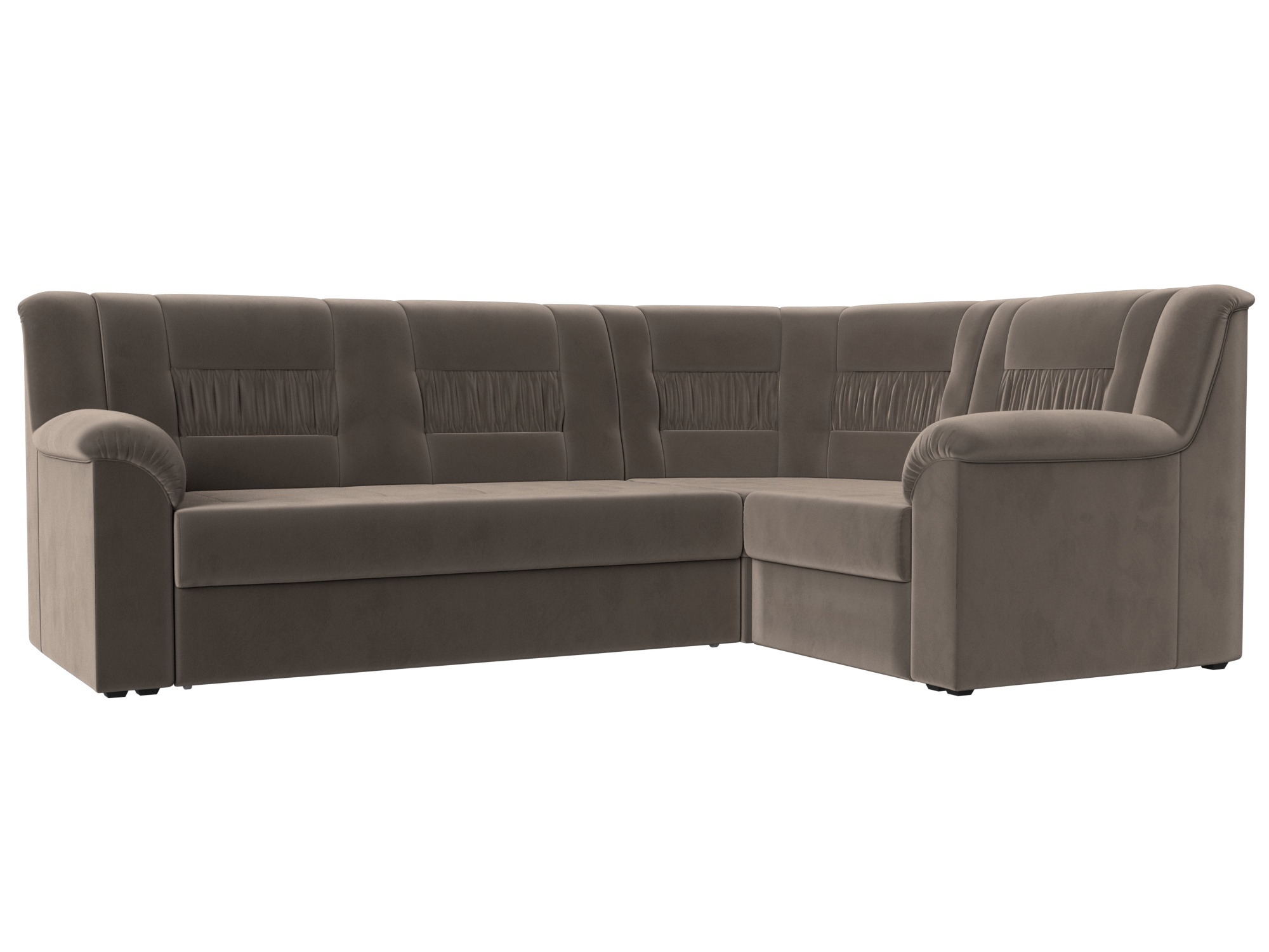 Изображение товара Диван угловой Карелия правый угол Лига диванов велюр коричневый 240x90x170 см Изображение товара Диван угловой Карелия правый угол Лига диванов велюр коричневый 240x90x170 см