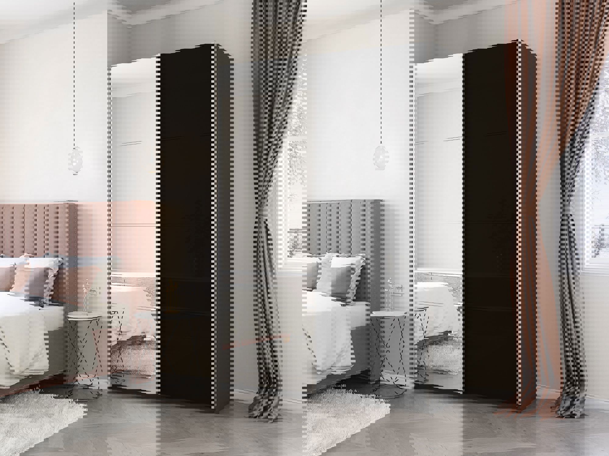 Изображение товара Шкаф-купе 2 дверный серия Прайм из ЛДСП с зеркалом размеры 230x120x57 см Изображение товара Шкаф-купе 2 дверный серия Прайм из ЛДСП с зеркалом размеры 230x120x57 см