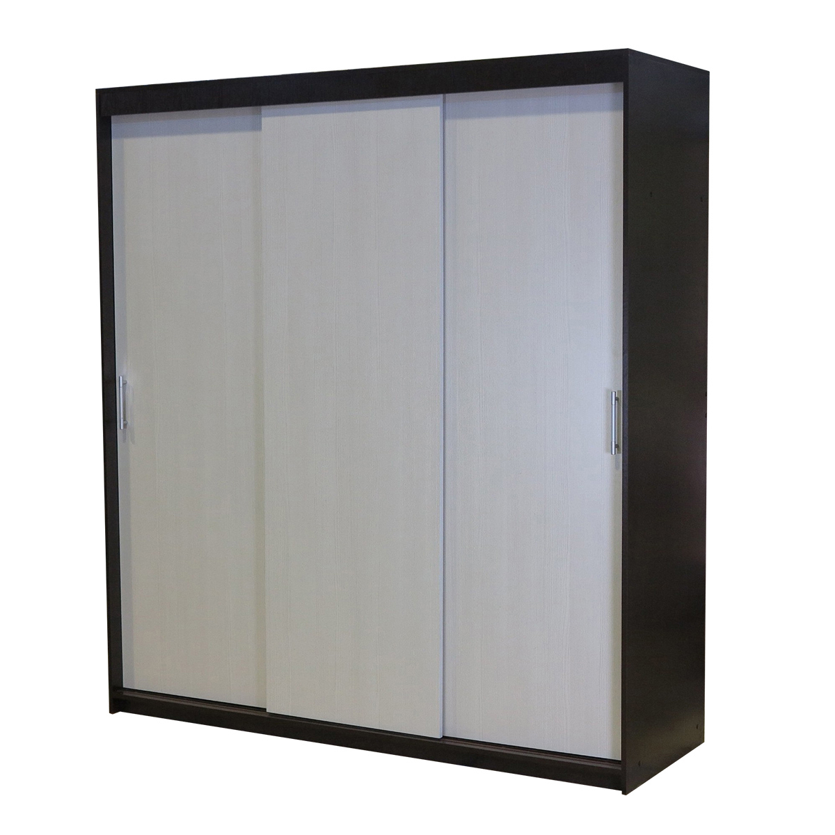 Изображение товара Шкаф-купе 200x180x60 см 6 полок ЛДСП цвет белый/венге