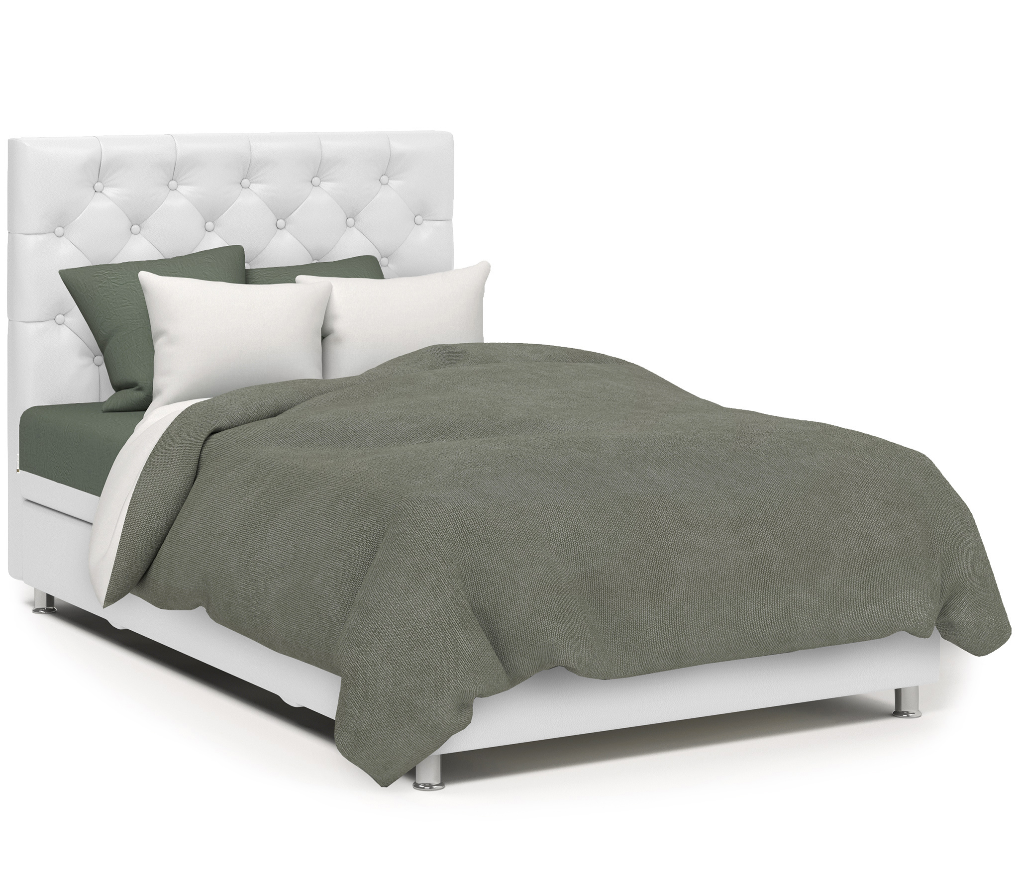 Изображение товара Кровать Шармэль 160x110 см с ящиком, механизмом и матрасом, Россия Изображение товара Кровать Шармэль 160x110 см с ящиком, механизмом и матрасом, Россия