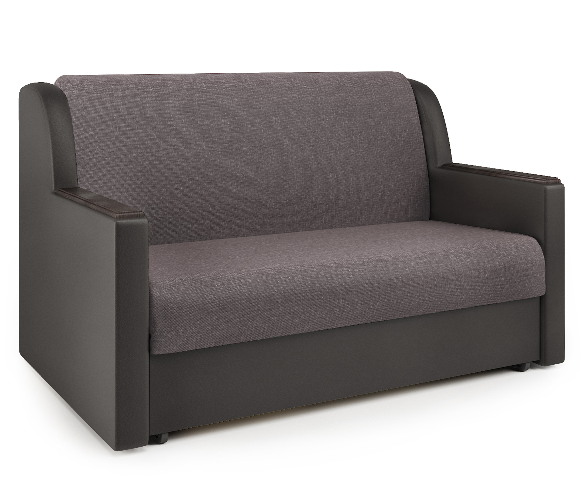 Изображение товара Диван-кровать Аккорд Д 160 180x95x110 см рогожка коричневый Россия