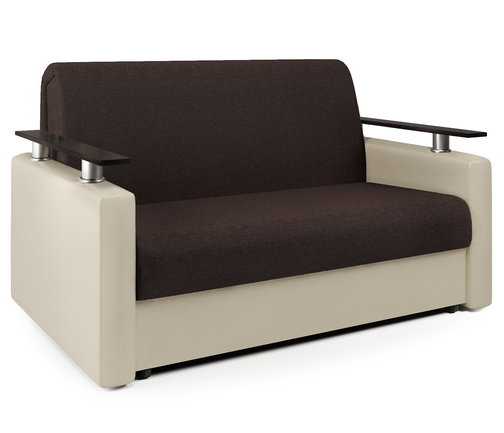 Изображение товара Диван-кровать Шарм 160 180x95x110 см рогожка коричневый механиз аккордеон furnished Изображение товара Диван-кровать Шарм 160 180x95x110 см рогожка коричневый механиз аккордеон furnished