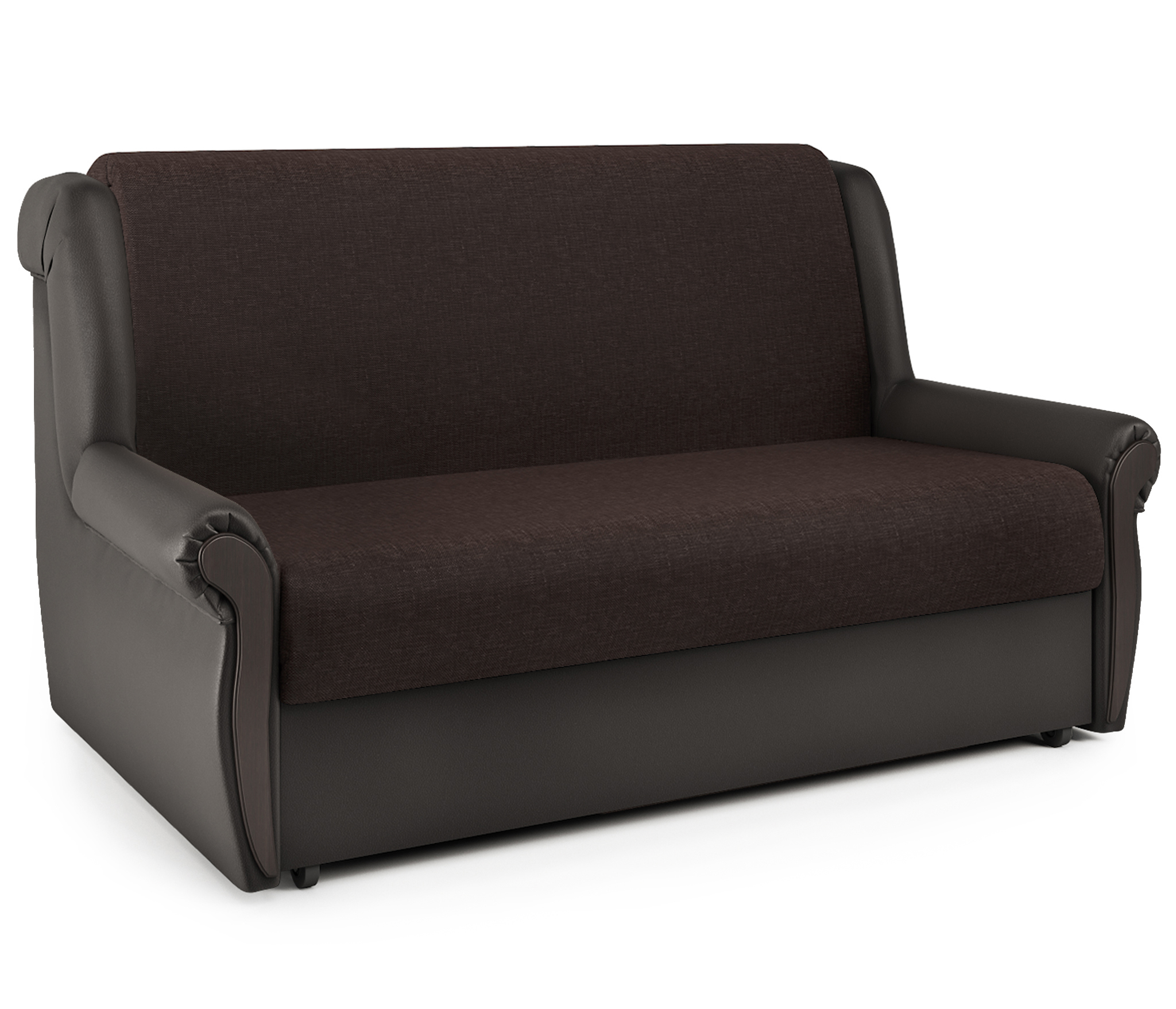 Изображение товара Диван-кровать Аккорд М 160 194x160 см рогожка коричневый