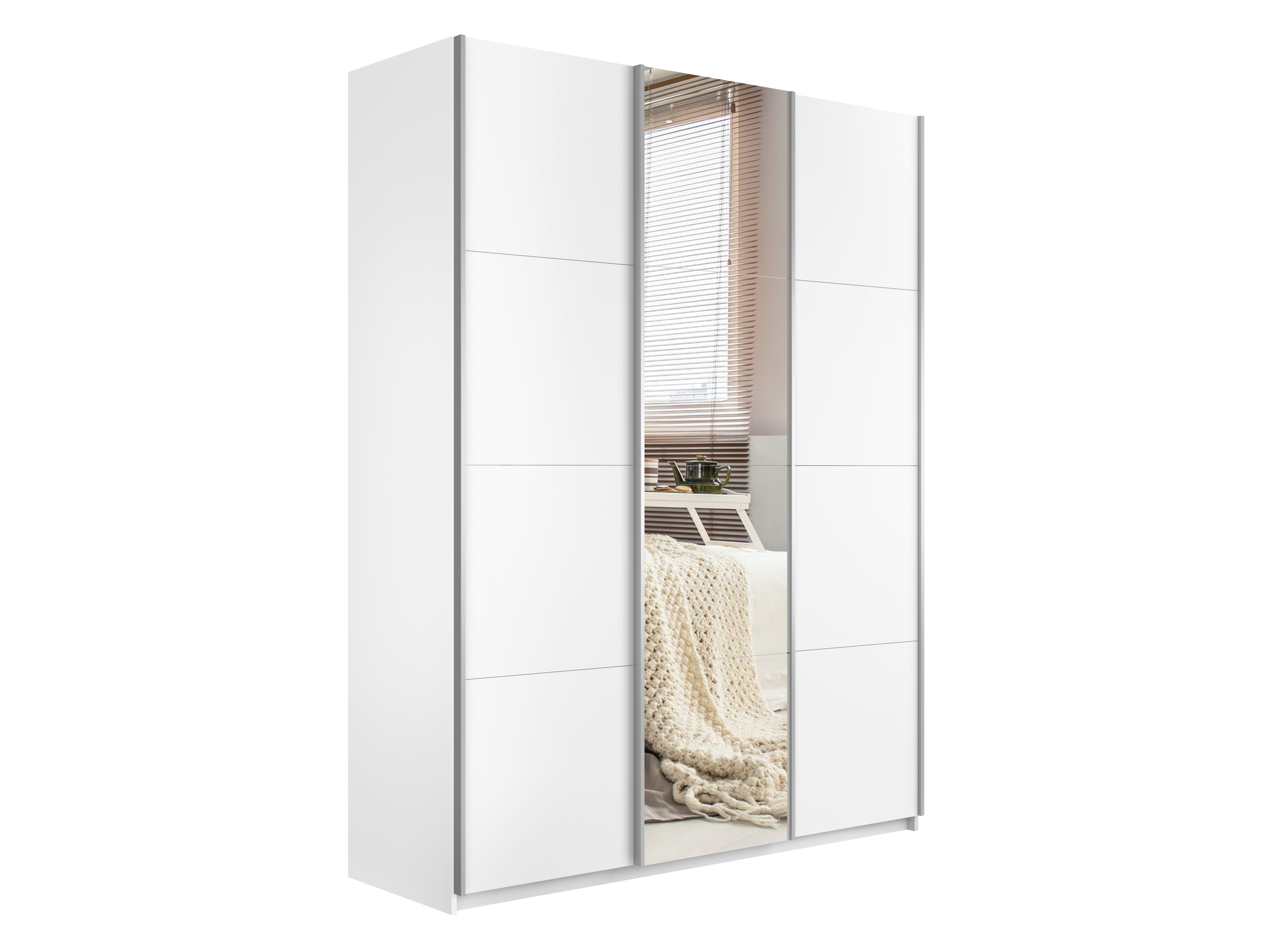 Изображение товара Трехдверный шкаф-купе серия Прайм 180x230 см с зеркалом и 5-летней гарантией Изображение товара Трехдверный шкаф-купе серия Прайм 180x230 см с зеркалом и 5-летней гарантией