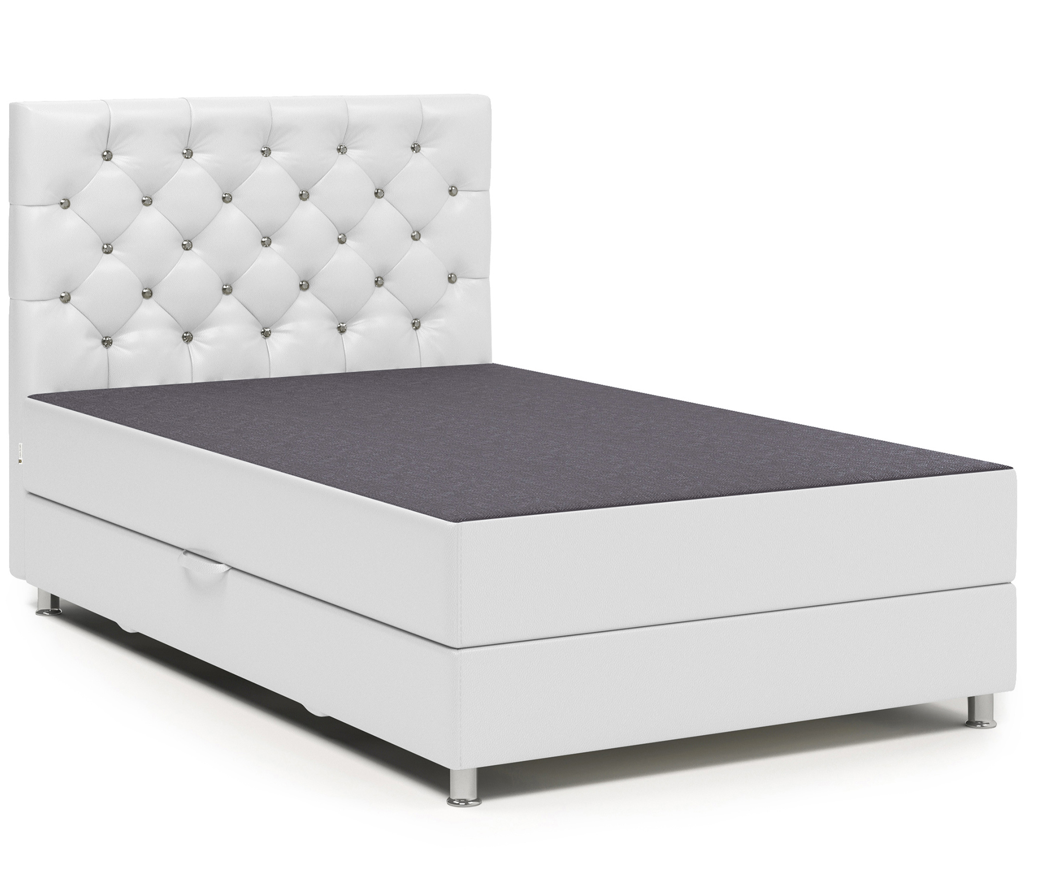 Изображение товара Кровать Шармэль Люкс 160x110 см с ящиком и пружинным матрасом