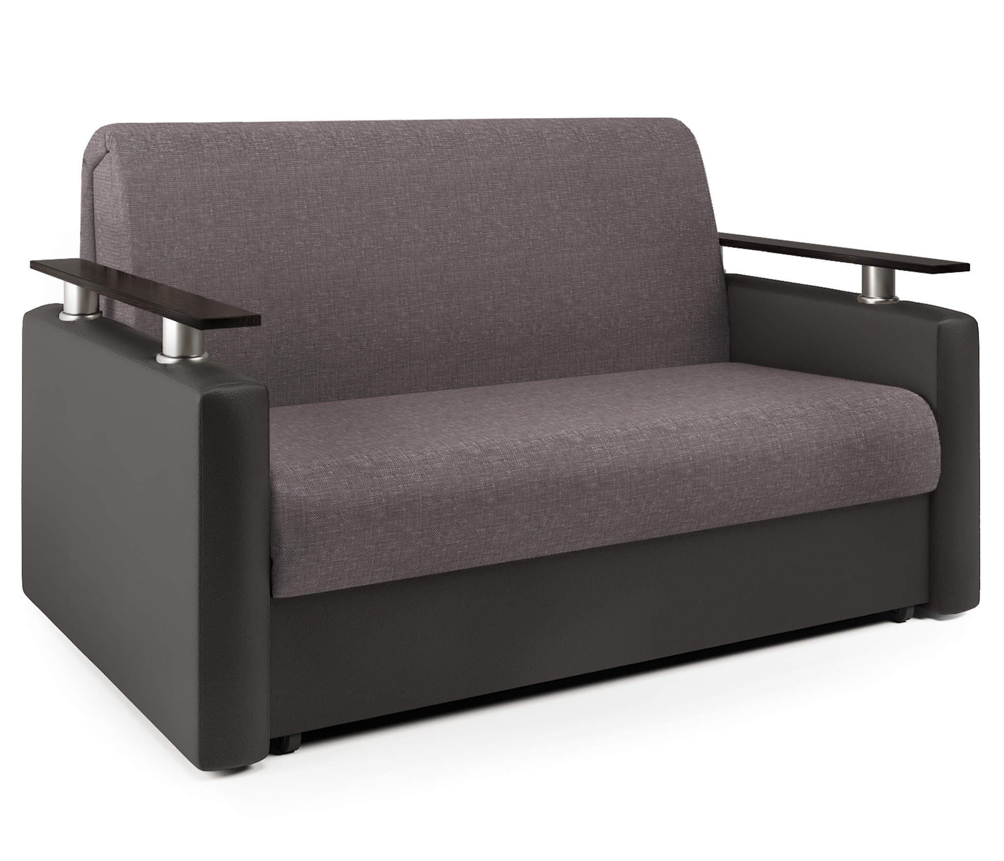 Изображение товара Диван-кровать Шарм 160 180x95x110 см рогожка коричневый