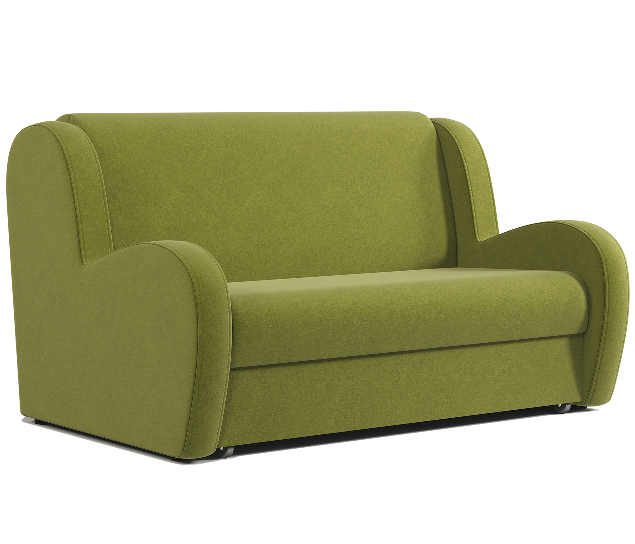 Изображение товара Диван-кровать Барон 120 зеленый велюр современный механизм аккордеон мебель для гостиной Изображение товара Диван-кровать Барон 120 зеленый велюр современный механизм аккордеон мебель для гостиной