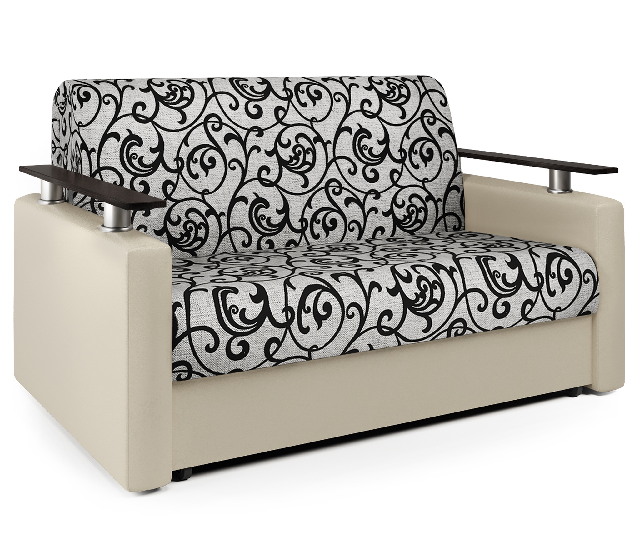 Изображение товара Диван-кровать Шарм 160 с механизмом аккордеон, серый шенилл