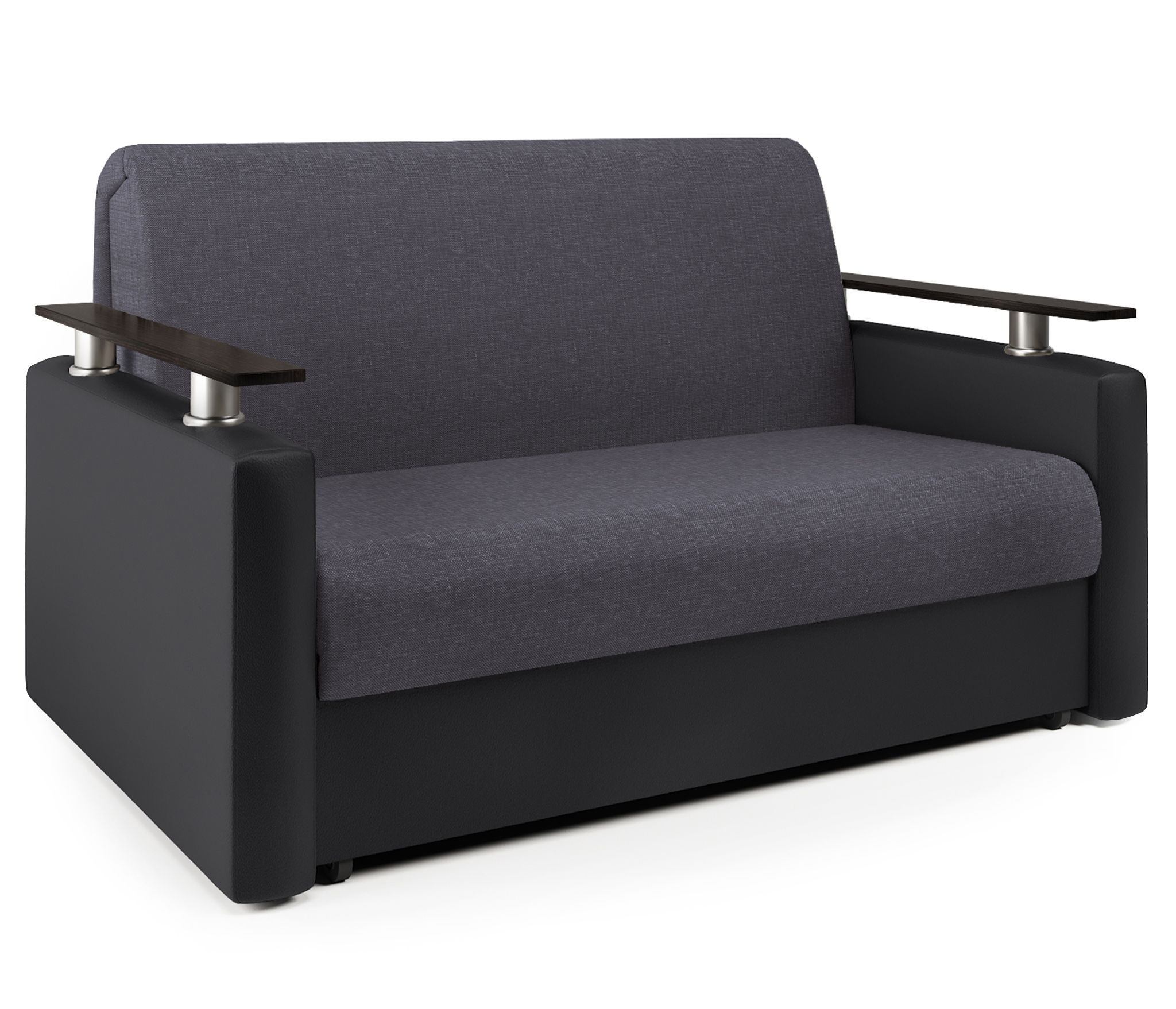 Изображение товара Диван-кровать Шарм 160 с механизмом аккордеон серый Изображение товара Диван-кровать Шарм 160 с механизмом аккордеон серый
