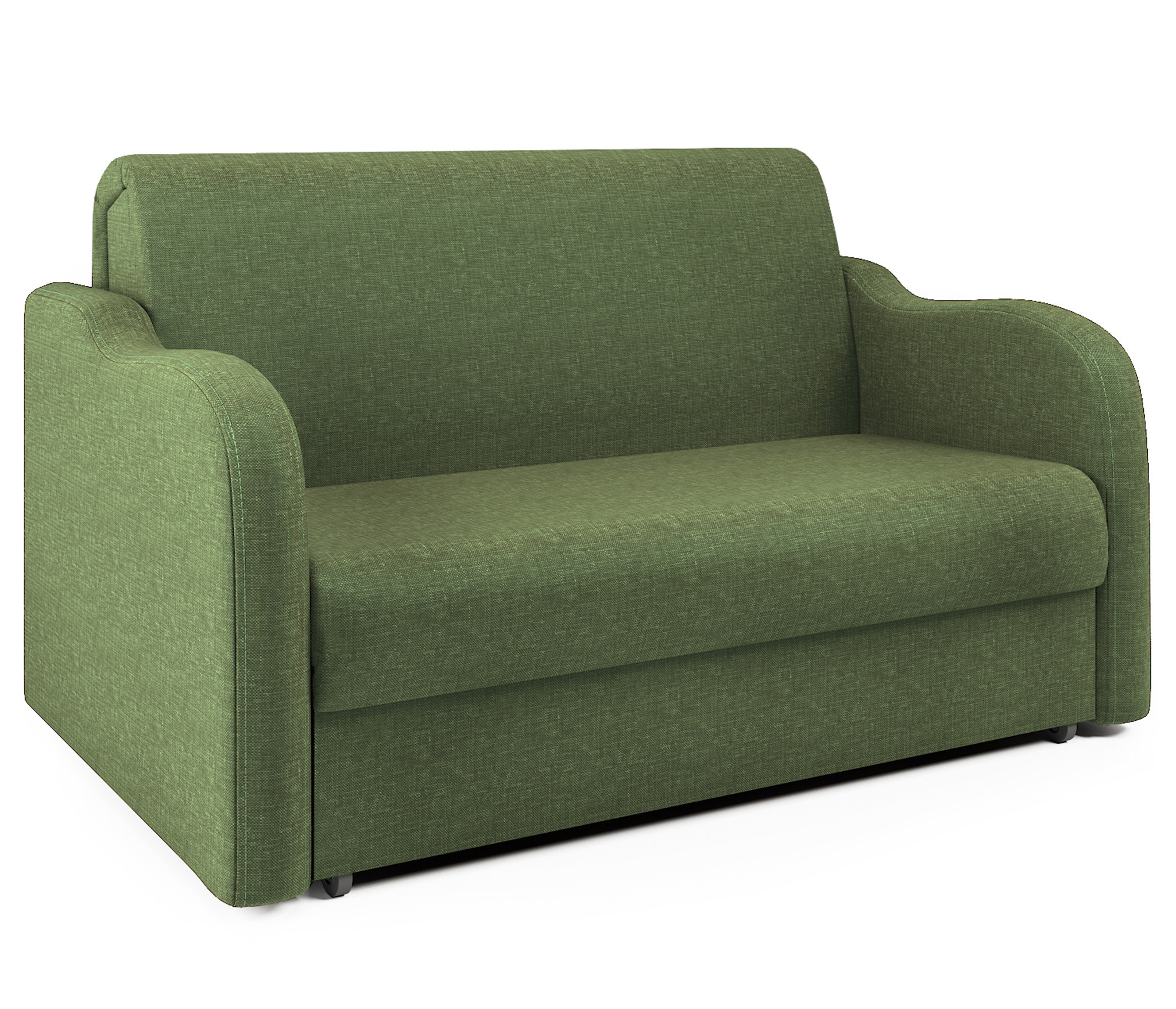 Изображение товара Диван-кровать Коломбо 160 180x95x110 см рогожка зеленый современный аккордеон Изображение товара Диван-кровать Коломбо 160 180x95x110 см рогожка зеленый современный аккордеон