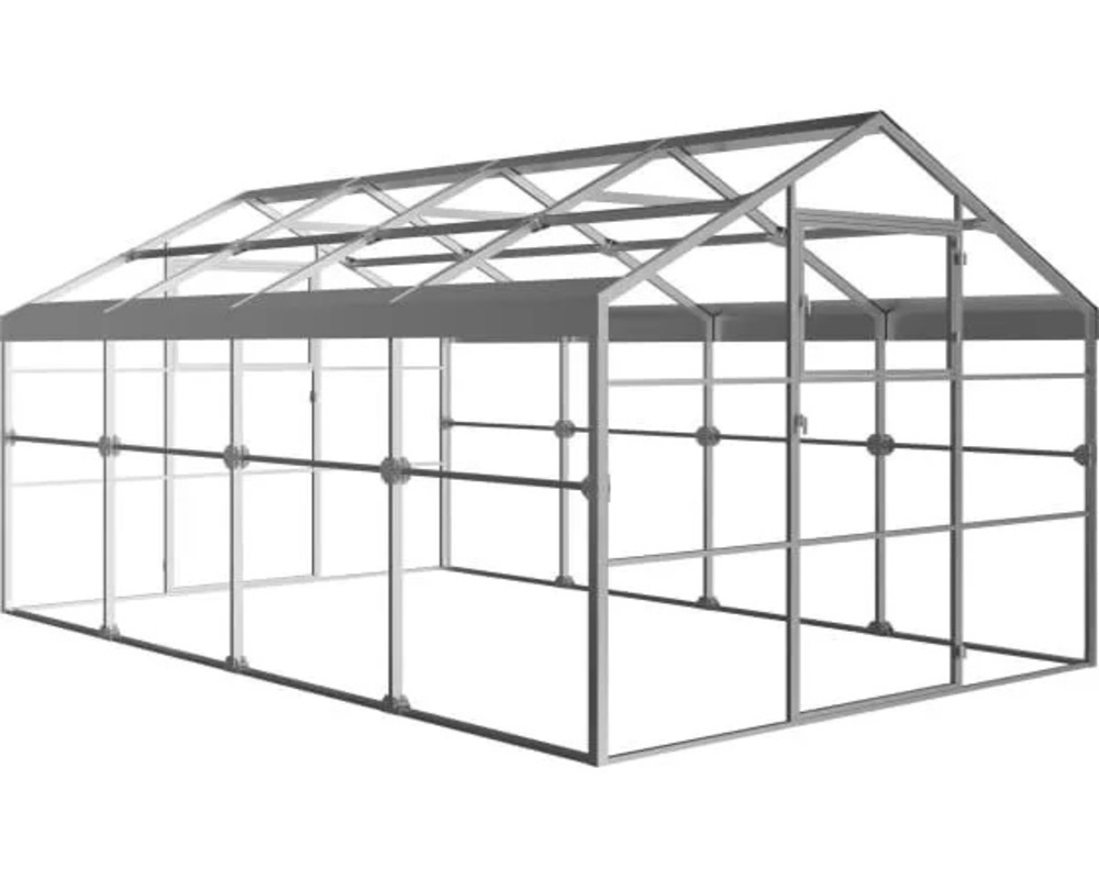 Изображение товара Стационарная теплица Активагро 241 10x3x2.48 м Изображение товара Стационарная теплица Активагро 241 10x3x2.48 м