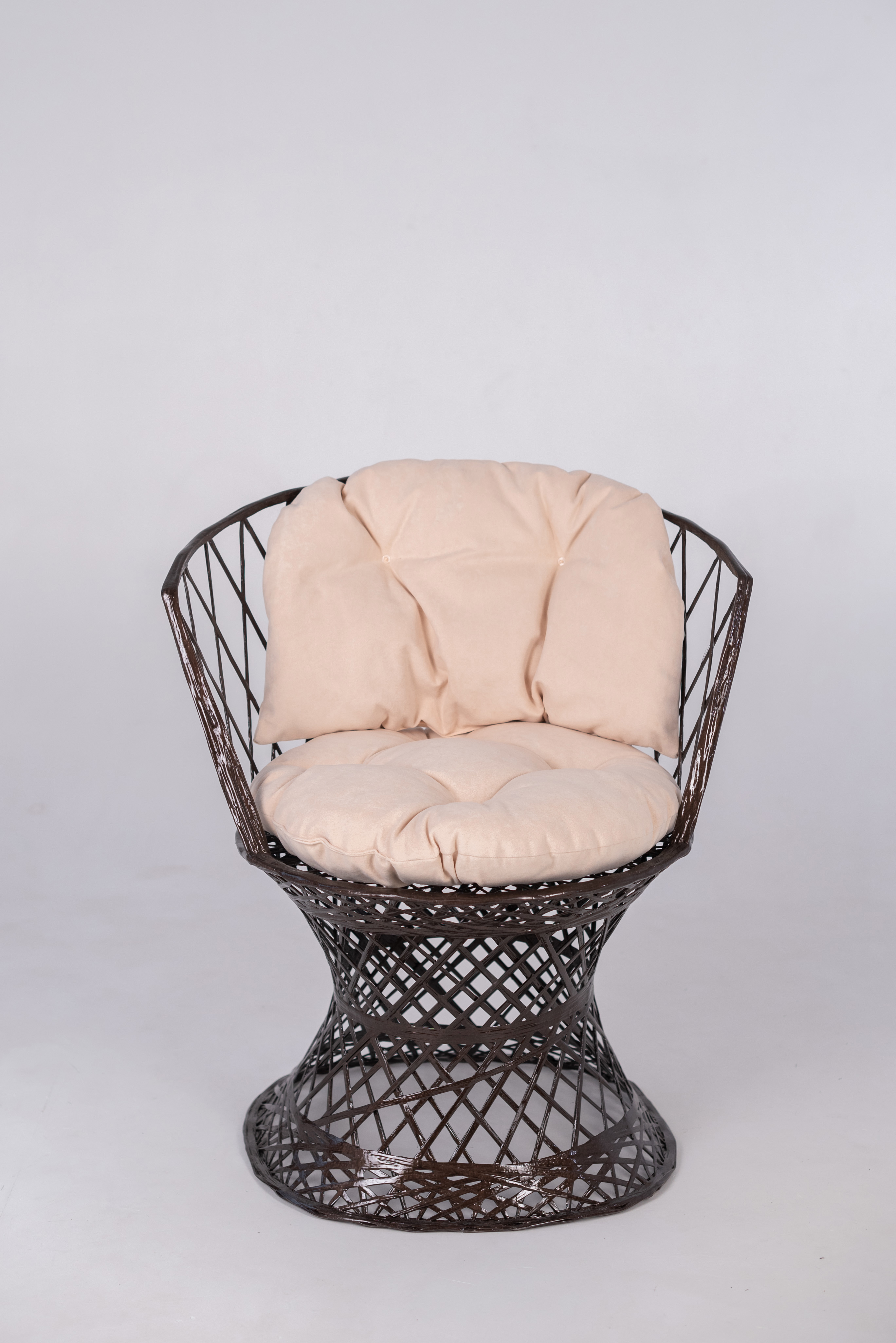 Изображение товара Кресло садовое Ajurio Queen Л84.02.10 76x76x85 см коричневый