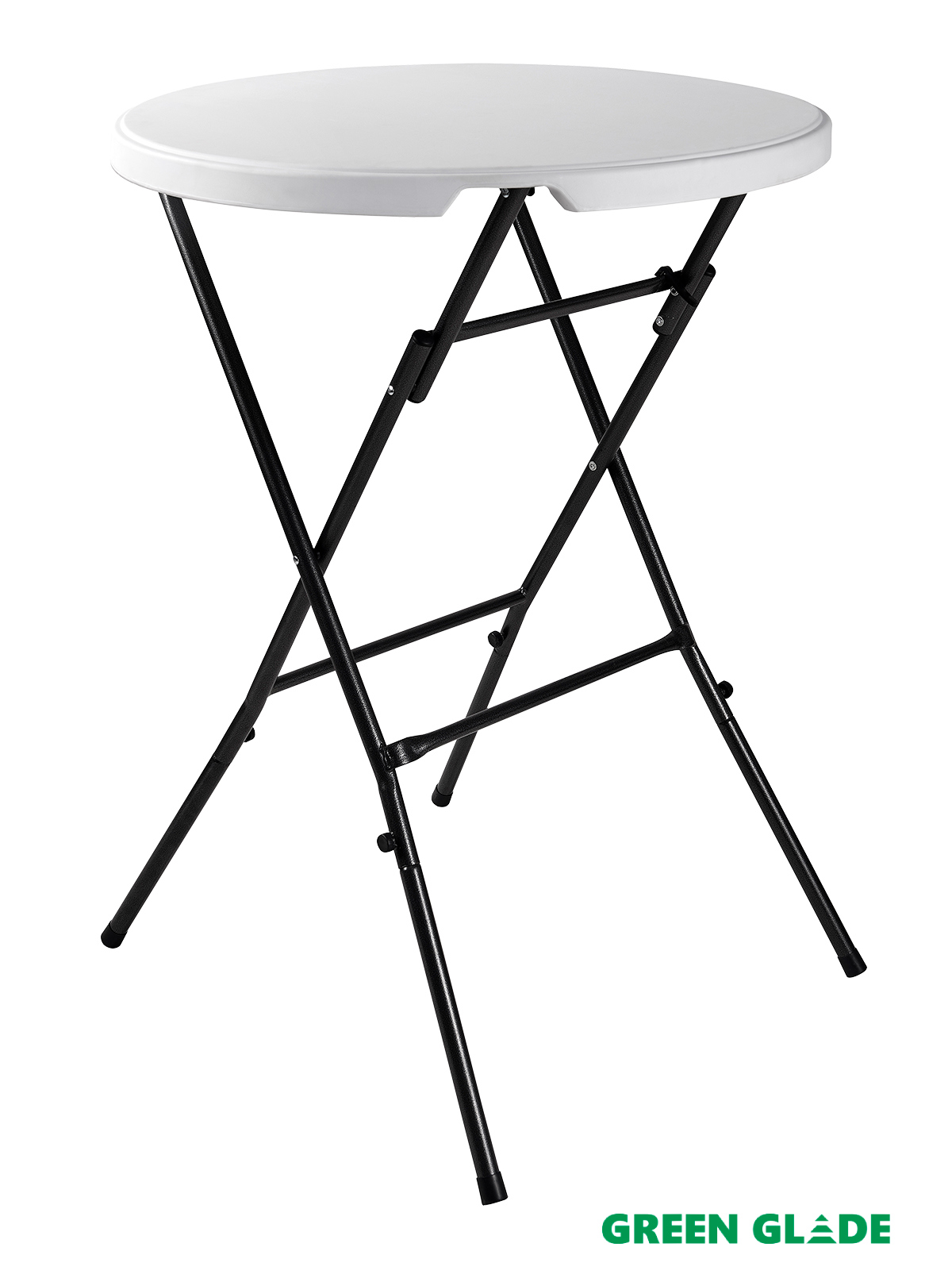 Изображение товара Стол садовый Green Glade F082 80 см x 80 см x 110 см сталь черный Изображение товара Стол садовый Green Glade F082 80 см x 80 см x 110 см сталь черный