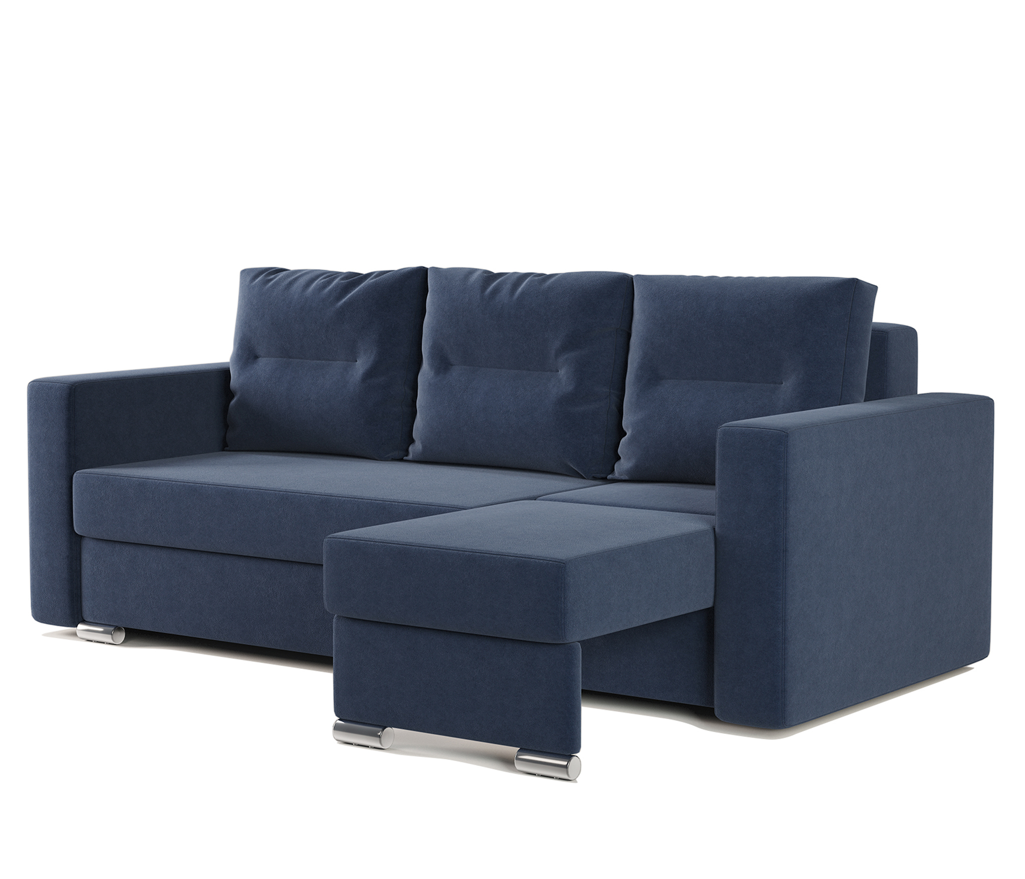 Изображение товара Угловой диван трансформер Гамма Рио правый с ящиком велюр В России Изображение товара Угловой диван трансформер Гамма Рио правый с ящиком велюр В России