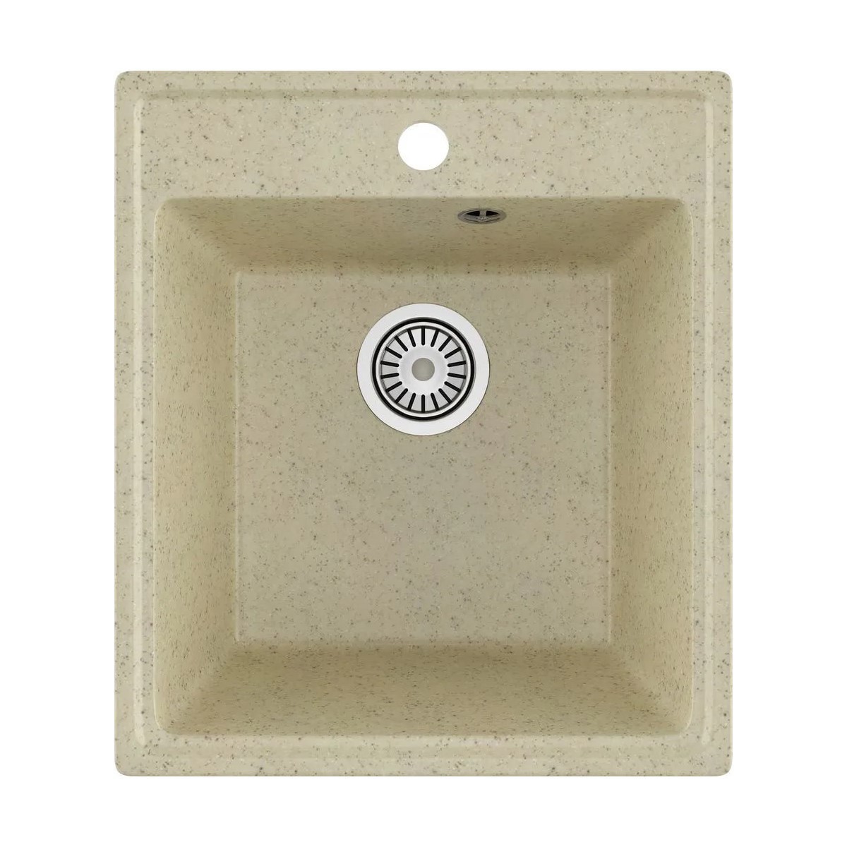 Изображение товара Мойка для кухни врезная Maretti KT425-BE из искусственного камня 48.5x42.5 см